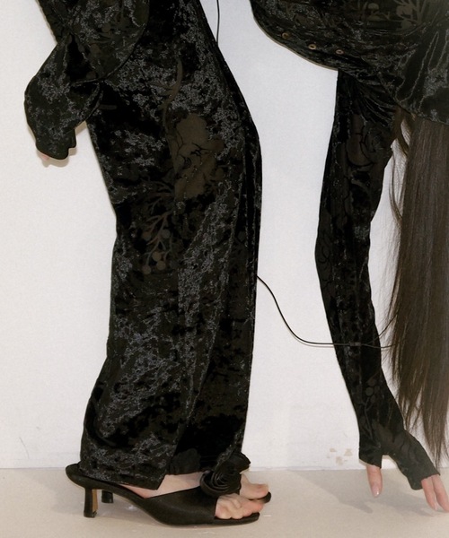 igi パンツ OPAL VELOUR PANTS / オパールベロアパンツ レディース