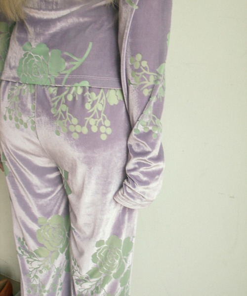 igi パンツ OPAL VELOUR PANTS / オパールベロアパンツ レディース