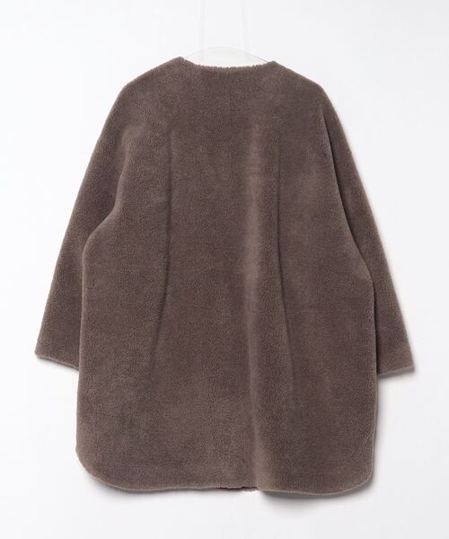 Mila Owen（ミラオーウェン） ノーカラーコート FREE ブラウン