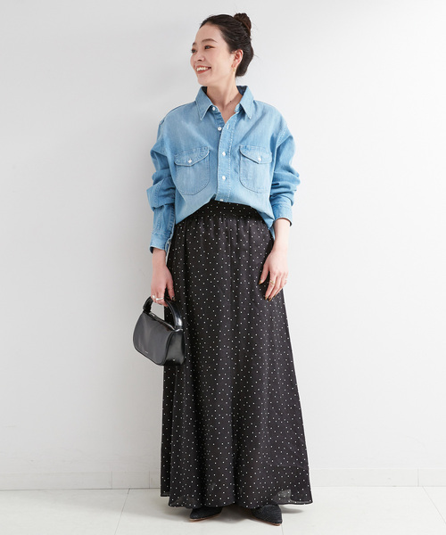 ブラウス シャツ LEE/リー 別注 DUNGAREES スタンダードワークシャツ レディース Lee ブラウス シャツ LEE/リー 別注 DUNGAREES スタンダード