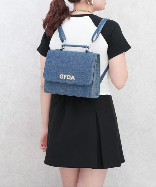 GYDA デイバック リュック 「GYDA/ジェイダ」 RHINESTONE LOGO