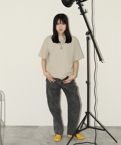 tシャツ 無地 テレコリブ ワイド ワッフル 半袖Tシャツ メンズ レディース | ブランド登録なし | 17