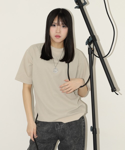 tシャツ 無地 テレコリブ ワイド ワッフル 半袖Tシャツ メンズ レディース | ブランド登録なし | 11