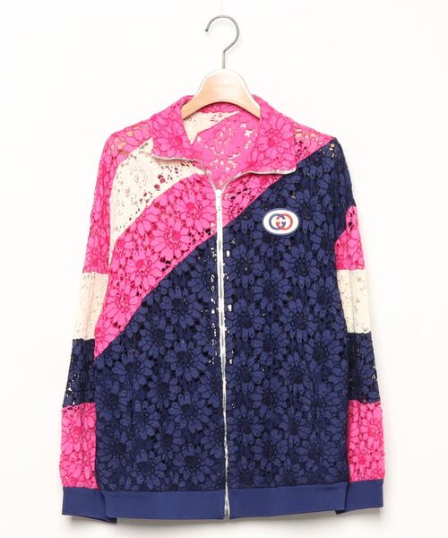 GUCCI（グッチ） ジップアップブルゾン X-SMALL ネイビー レディース