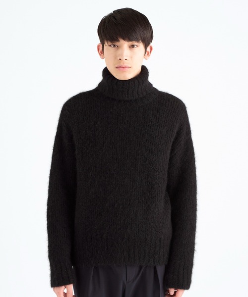 「CITY」 タートルネックニット 2 ライトブルーグレー メンズ_画像3