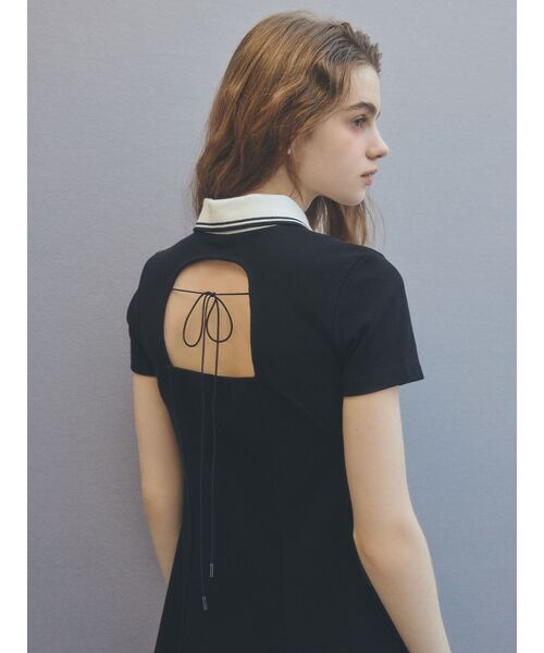 CALNAMUR（カルナムール） ワンピース BACK OPEN POLO OP/バック