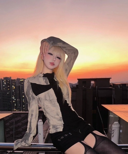 ViViDAY tシャツ 「春新色追加」十字架長袖tシャツ レディース