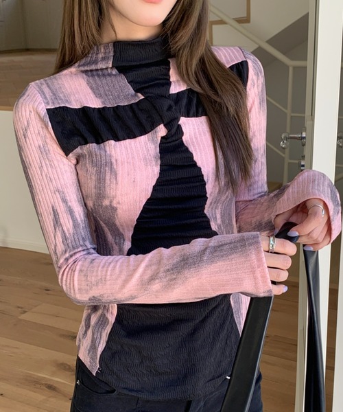 ViViDAY tシャツ 「春新色追加」十字架長袖tシャツ レディース