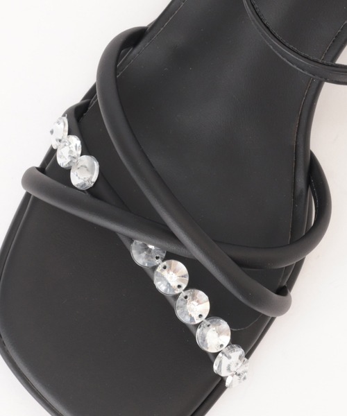 極美品✨ ピッピシック ストレッチ ミュール サンダル 37 ヒール レザー 黒 極美品✨ ピッピシック ストレッチ ミュール サンダル 37 ヒール