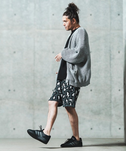 GLIMCLAP カーディガン mcg3626- Mesh knitting cardigan ニット