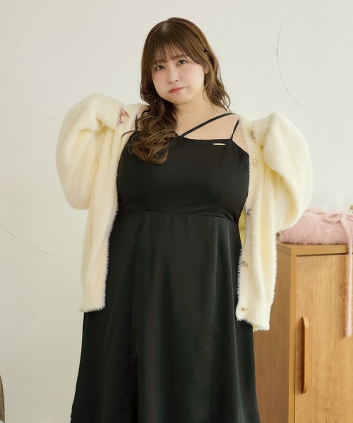 Louiosy（ルオシー） ワンピース 「大きいサイズ」プレート付き