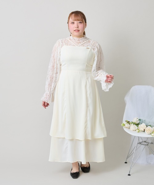 Louiosy（ルオシー） ワンピース 「Louiosy」「大きいサイズ」プレート