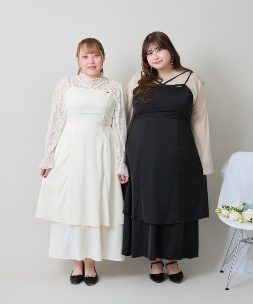 Louiosy（ルオシー） ワンピース 「Louiosy」「大きいサイズ」プレート