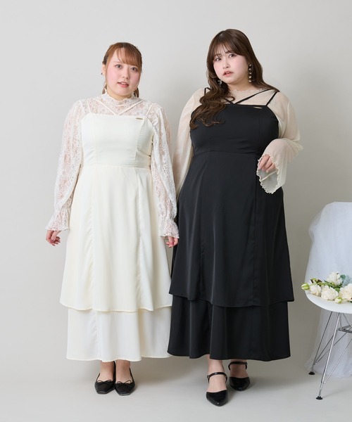 Louiosy（ルオシー） ワンピース 「Louiosy」「大きいサイズ」プレート
