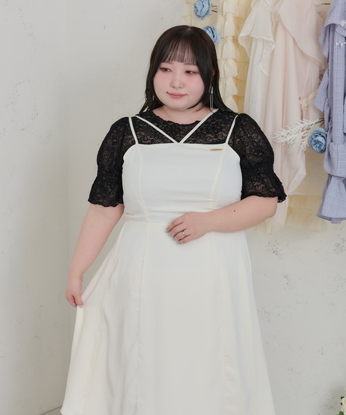 Louiosy（ルオシー） ワンピース 「Louiosy」「大きいサイズ」プレート
