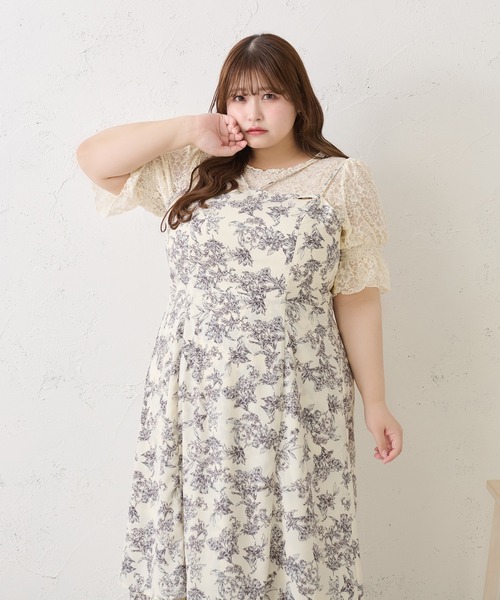 Louiosy（ルオシー） ワンピース 「Louiosy」「大きいサイズ」プレート