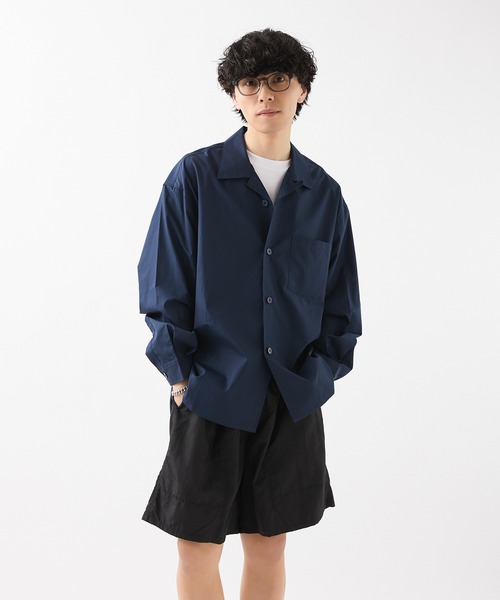 OVY THOMAS MASON オープンカラーシャツ THOMAS MASON OPEN COLLAR SHIRT / トーマスメイソンオープン
