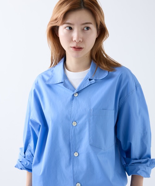 【限定色】 OVY THOMAS MASON 開襟シャツ meltum シャツ THOMAS MASON OPEN COLLAR SHIRT / トーマス