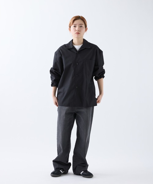 meltum シャツ THOMAS MASON OPEN COLLAR SHIRT / トーマス