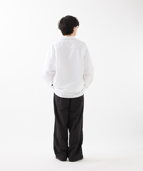 メンズウェア 1PIU1UGUALE3 THOMAS MASON BIG SHIRT THOMAS MASON シャツ トーマスメイソンオーバースキッパーシャツ