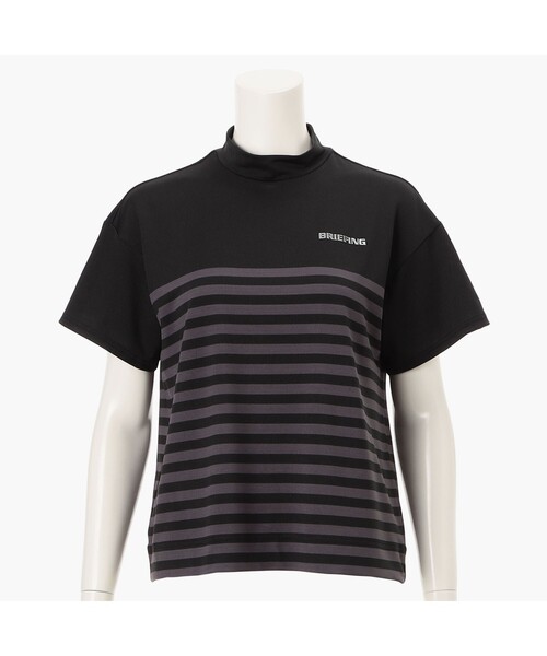 美品❣️BRIEFINGブリーフィングレディースハイネック(ストライプ)Sサイズ BRIEFING - 【25SS】【レディース】 SHADOW STRIPE HIGHNECK