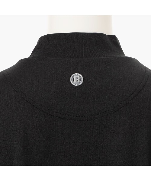 tシャツ 「BRIEFING GOLF／ブリーフィングゴルフ」WOMEN’S SHADOW STRIPE HIGHNECK （リラックスフィット） レ BRIEFING tシャツ 「BRIEFING GOLF／ブリーフィングゴルフ