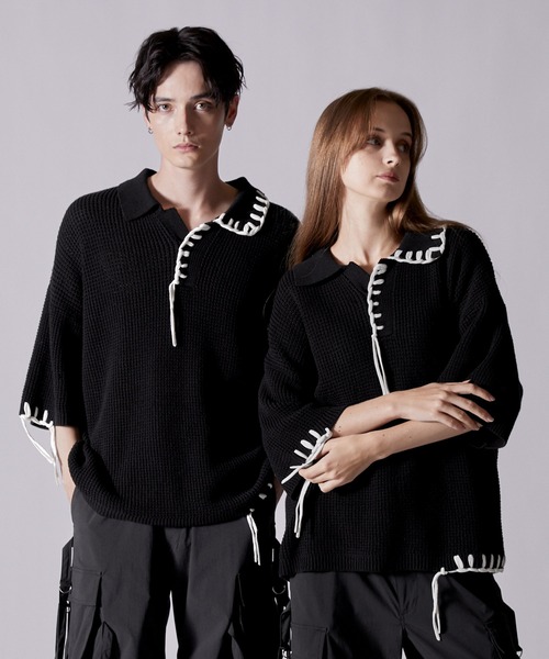 新品 WYM LIDNM POLO シャツ ポロ CLEL ソエルテ HARE 新品 WYM LIDNM POLO シャツ ポロ CLEL ソエルテ HARE WYM LIDNM