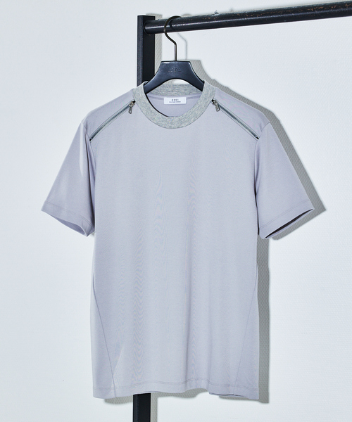 5351 POUR LES HOMMES tシャツ ジップ 半袖 Tシャツ メンズ レディース 