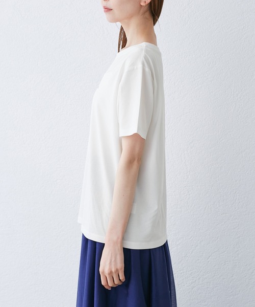 ROPE' PICNIC　接触冷感ロゴTシャツ　ホワイト ROPE' PICNIC｜RENUロゴTシャツ/接触冷感 | Rakuten Fashion