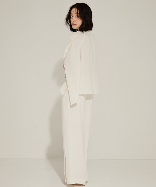 ブラウス シャツ 「STUDIOUS/ステュディオス」BACK SATIN DRAPE BLOUSE/バックサテンドレープブラウス レディース セール】【STUDIOUS/ステュディオス】BACK SATIN DRAPE BLOUSE
