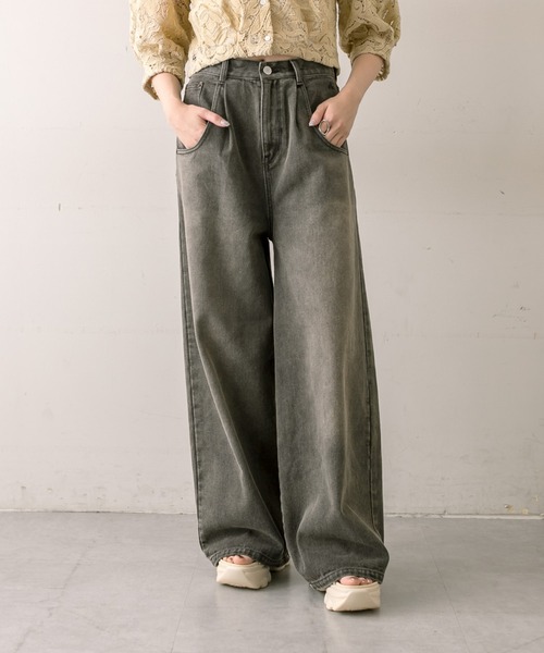 [mline] Denim брюки 2 черный женский 
