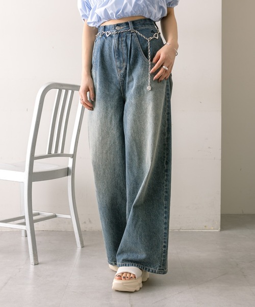 [mline] Denim брюки 2 черный женский 