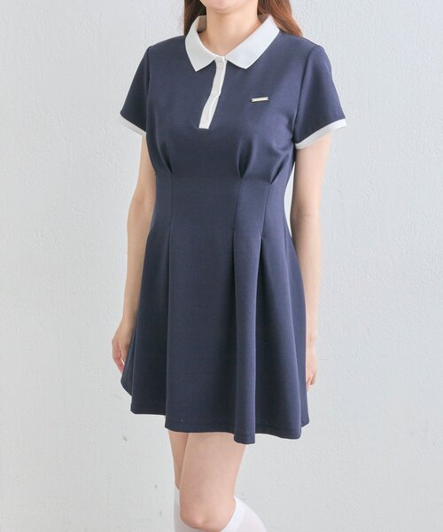 OLIVE des OLIVE（オリーブデオリーブ） ワンピース 半袖 ポロ
