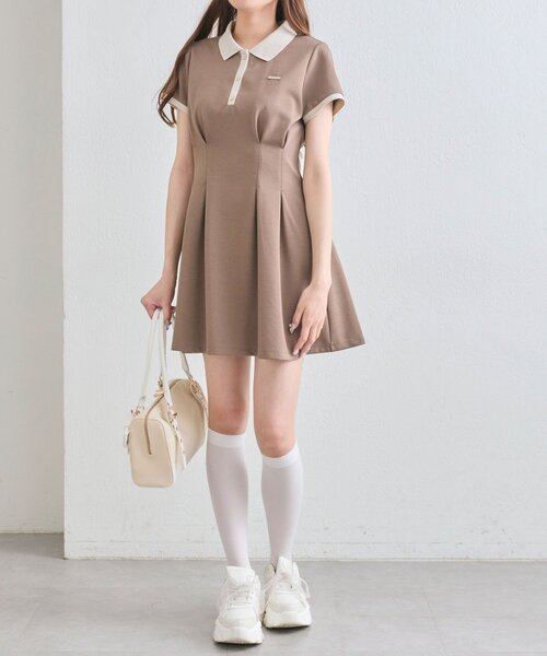 豪華で新しい ポロミニワンピ ワンピース des OLIVE : Yahoo!店 ZOZOTOWN ワンピース