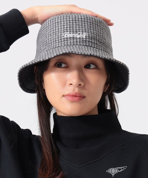 BEAMS GOLF（ビームス ゴルフ） 帽子 ハット 「WOMEN」千鳥格子