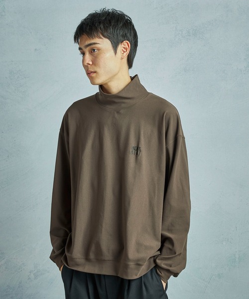 メンズビギ（MEN’S BIGI）/【50th Anniv ． 中田 慎介】NYLON TURTLENECK CUT SEW MEN'S BIGI（メンズビギ） tシャツ 「50th Anniv . 中田 慎介」NYLON