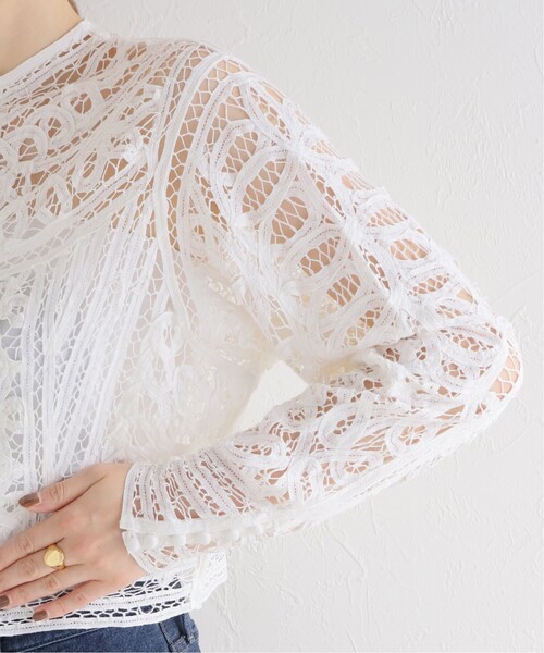 IENA LA BOUCLE ブラウス シャツ 「追加」IENA バテンレース