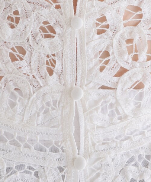 【新品未使用】IENA LA BOUCLE バテンレースブラウス IENA LA BOUCLE ブラウス シャツ 「追加」IENA バテンレース