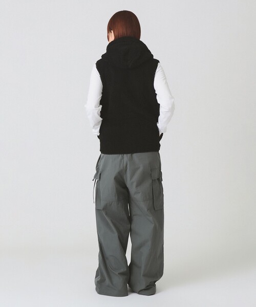 Chika  【Ray BEAMS Gymphlex】フーデッドボアベスト Chika 【Ray BEAMS Gymphlex】フーデッドボアベスト Ray BEAMS（レイ