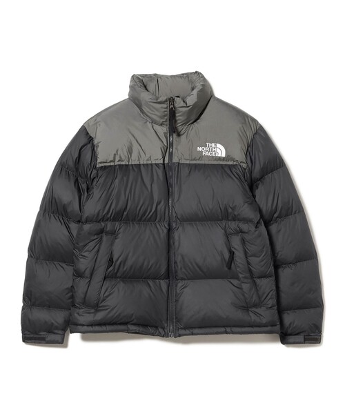 THE NORTH FACE ダウンジャケット グレー/ネイビーヌプシ THE NORTH FACE（ザ ノースフェイス） ダウンジャケット ダウン THE