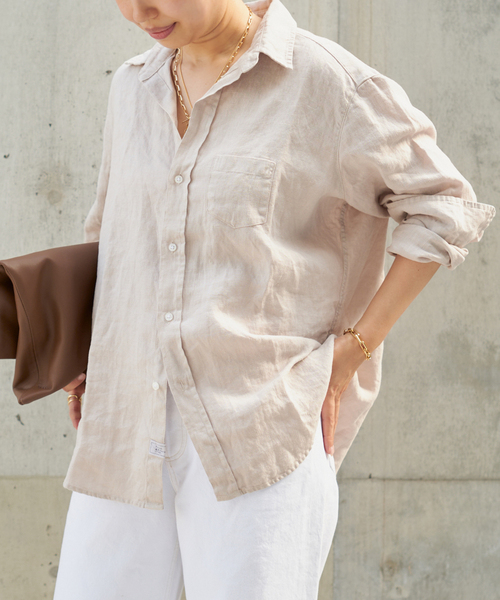 ブラウス シャツ 「FRANK＆EILEEN/フランクアンドアイリーン」EILEEN/WASHED LINEN レディース