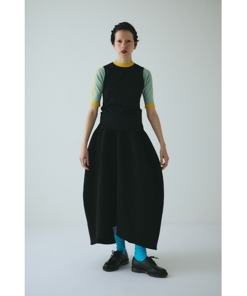 HeRIN.CYE ロング スカート Jersey volume knit skirt ジャージ