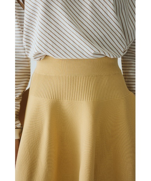HeRIN.CYE スカート Jersey volume knit skirt ジャージボリューム