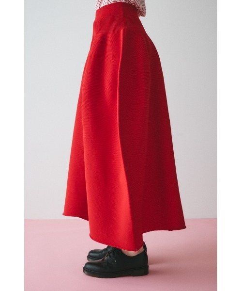 HeRIN.CYE スカート Jersey volume knit skirt ジャージボリューム