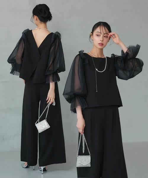 RUIRUE BOUTIQUE パンツドレス オケージョンドレス 結婚式 前後