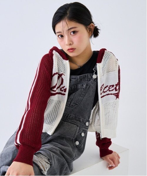 LOVETOXIC パーカー 「LTXC」メッシュラグランZIPパーカ キッズ 子供服
