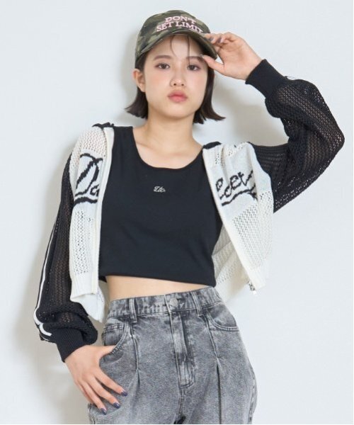 LOVETOXIC パーカー 「LTXC」メッシュラグランZIPパーカ キッズ 子供服