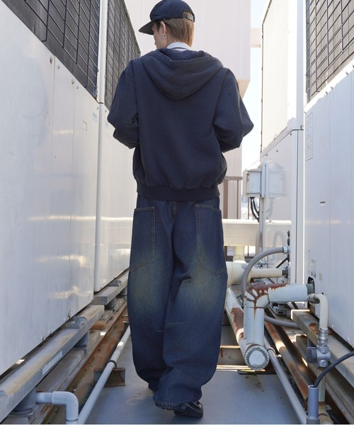 SPINNS（スピンズ） ブルゾン アウター 短丈 ダック地 アクティブ