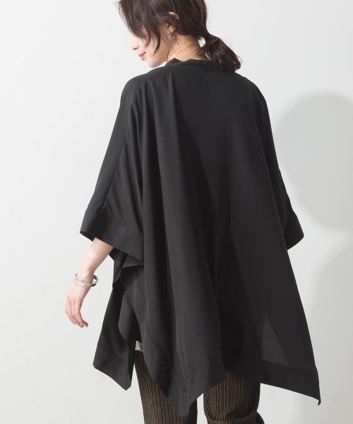 「terrace」 7分袖ブラウス MEDIUM ブラック レディース_画像7