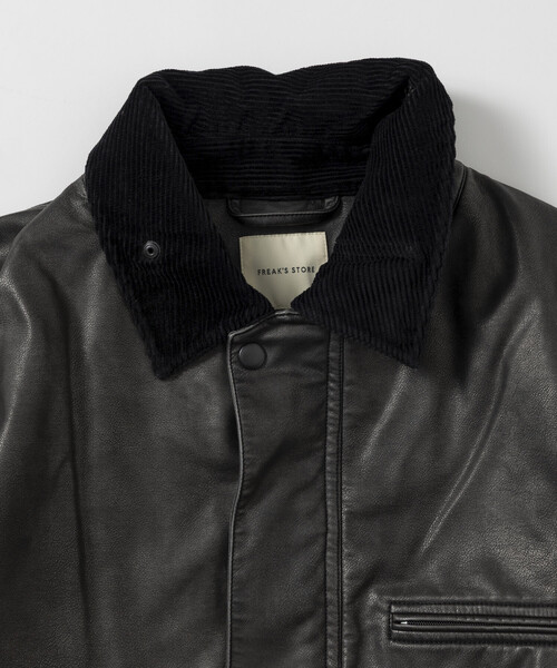 FREAK'S STORE フリークスストア レザージャケット L FREAK'S STORE/フェイクレザーブルゾン｜Daytona Park(FREAK'S STORE